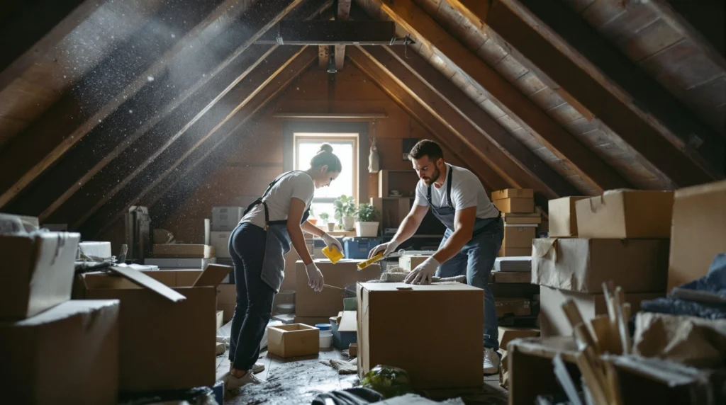 Comment nettoyer un grenier efficacement ?